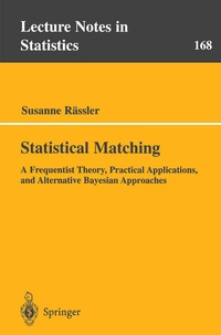 Enlarge image Cover: Statistical Matching - Springer