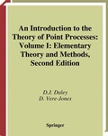 Cover: An Introduction to the Theory of Point Processes - Springer