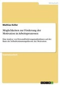 Cover: Moeglichkeiten zur Foerderung der Motivation in Arbeitsprozessen - Grin Verlag