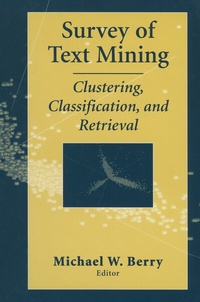 Enlarge image Cover: Survey of Text Mining - Springer