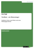 Cover: Neidhart - ein Minnesaenger - Grin Verlag