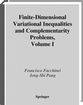 Cover: Finite-Dimensional Variational Inequalities and Complementarity Problems - Springer