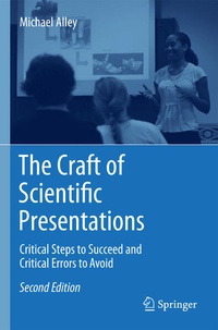 Enlarge image Cover: The Craft of Scientific Presentations - Springer
