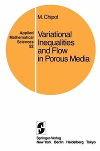 Enlarge image Cover: Variational Inequalities and Flow in Porous Media - Springer