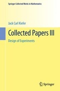 Cover: Collected Papers III - Springer