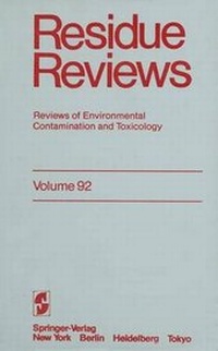 Abbildung von: Residue Reviews - Springer