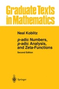 Cover: p-adic Numbers, p-adic Analysis, and Zeta-Functions - Springer