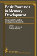 Cover: Basic Processes in Memory Development - Springer