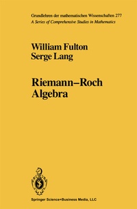 Abbildung von: Riemann-Roch Algebra - Springer