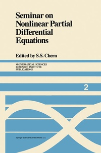Enlarge image Cover: Seminar on Nonlinear Partial Differential Equations - Springer