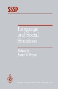 Cover: Language and Social Situations - Springer