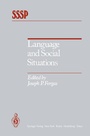 Cover: Language and Social Situations - Springer