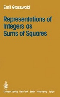 Abbildung von: Representations of Integers as Sums of Squares - Springer
