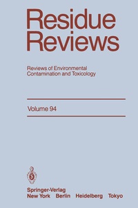 Abbildung von: Residue Reviews - Springer