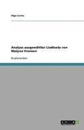 Cover: Analyse ausgew&auml;hlter Liedtexte von MaSyna Vremeni - GRIN Verlag