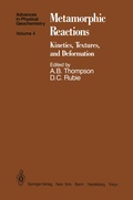 Cover: Metamorphic Reactions - Springer
