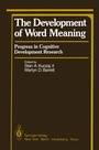 Cover: The Development of Word Meaning - Springer