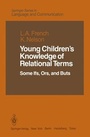 Cover: Young Children's Knowledge of Relational Terms - Springer