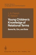 Cover: Young Children's Knowledge of Relational Terms - Springer