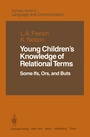 Cover: Young Children's Knowledge of Relational Terms - Springer