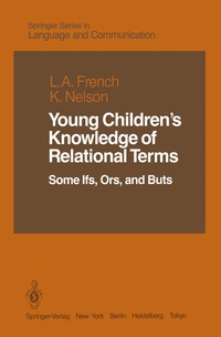 Enlarge image Cover: Young Children's Knowledge of Relational Terms - Springer