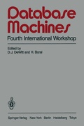 Cover: Database Machines - Springer