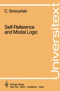 Enlarge image Cover: Self-Reference and Modal Logic - Springer