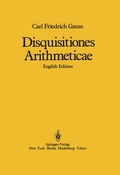 Cover: Disquisitiones Arithmeticae - Springer