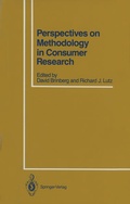 Cover: Perspectives on Methodology in Consumer Research - Springer