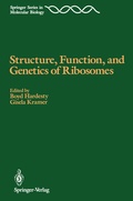 Cover: Structure, Function, and Genetics of Ribosomes - Springer