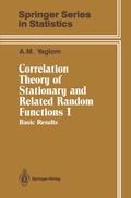 Cover: Correlation Theory of Stationary and Related Random Functions - Springer