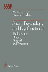 Enlarge image Cover: Social Psychology and Dysfunctional Behavior - Springer