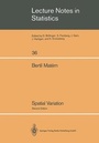 Cover: Spatial Variation - Springer