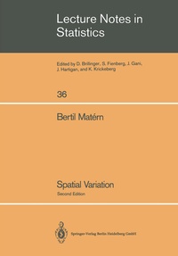 Enlarge image Cover: Spatial Variation - Springer