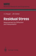 Cover: Residual Stress - Springer