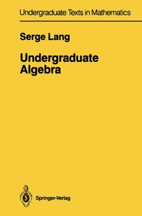 Abbildung von: Undergraduate Algebra - Springer