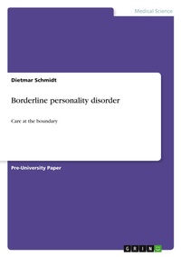 Abbildung von: Borderline personality disorder - Grin Verlag
