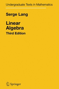 Abbildung von: Linear Algebra - Springer