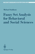 Cover: Fuzzy Set Analysis for Behavioral and Social Sciences - Springer