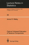 Cover: Optimal Unbiased Estimation of Variance Components - Springer