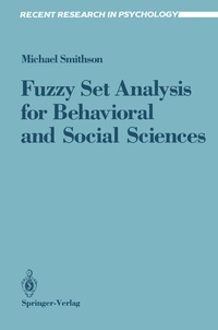 Enlarge image Cover: Fuzzy Set Analysis for Behavioral and Social Sciences - Springer