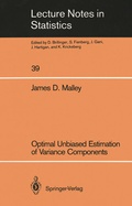 Cover: Optimal Unbiased Estimation of Variance Components - Springer