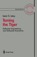 Cover: Taming the Tiger - Springer