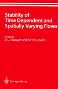 Cover: Stability of Time Dependent and Spatially Varying Flows - Springer