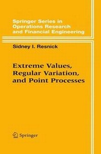 Enlarge image Cover: Extreme Values, Regular Variation and Point Processes - Springer