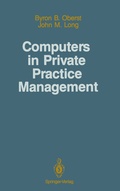 Cover: Computers in Private Practice Management - Springer