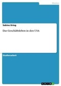 Cover: Das Geschaeftsleben in den USA - Grin Verlag