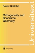 Cover: Orthogonality and Spacetime Geometry - Springer