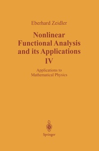 Enlarge image Cover: Nonlinear Functional Analysis and its Applications - Springer