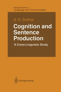 Abbildung von: Cognition and Sentence Production - Springer